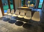 Originele vitra eames stoelen! 6stuks! Wit chrome, Huis en Inrichting, Stoelen, Kunststof, Wit, Ophalen of Verzenden, Zo goed als nieuw