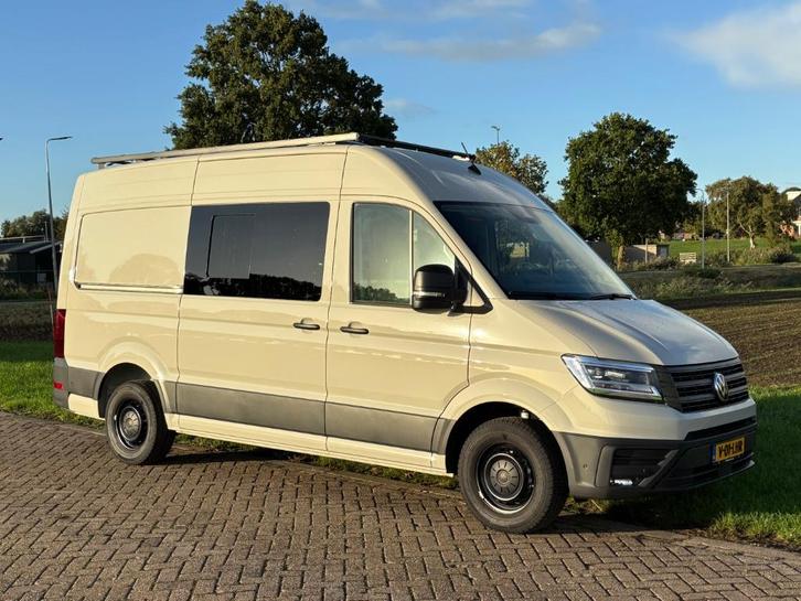 VW Crafter 2025/177pk handbak,zelfbouw deels af. BPM incl., Caravans en Kamperen, Campers, Particulier, tot en met 4, Buscamper of Camperbus
