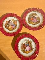 Limoges bordjes 3x teab, Antiek en Kunst, Antiek | Porselein, Ophalen of Verzenden
