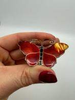 A788 Prachtige zilveren broche David Andersen Norway, Ophalen of Verzenden, Zilver, Broche