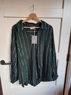 Only Carmakoma Groene Blouse met Zilveren Strepen - Nieuw!, Kleding | Dames, Blouses en Tunieken, Maat 46/48 (XL) of groter, Nieuw