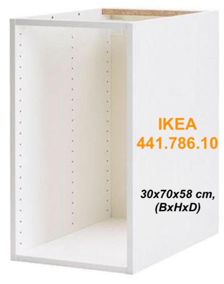GEZOCHT: IKEA Faktum Onderkast |441.786.10,alleen 30cm breed, Huis en Inrichting, Keuken | Keukenelementen, Zo goed als nieuw
