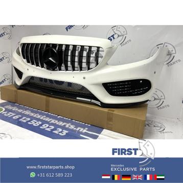 W205 C43 AMG VOORBUMPER WIT origineel Mercedes C KLASSE + GT beschikbaar voor biedingen