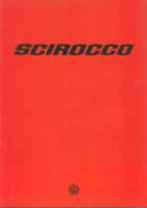 Volkswagen VW Scirocco 1 brochure/auto folder '76 78 80 '81, Ophalen of Verzenden, Volkswagen