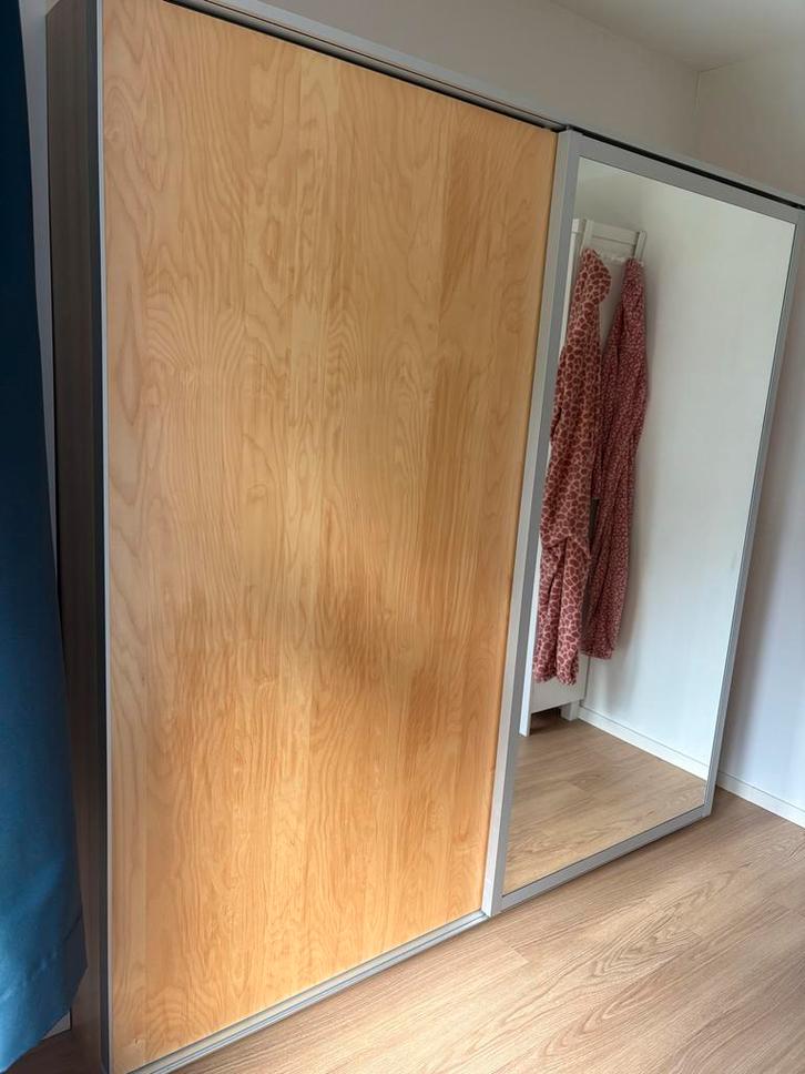 IKEA Malm Schuifdeuren met railsysteen - 2 Meter Breed, Huis en Inrichting, Kasten | Kledingkasten, Gebruikt, 150 tot 200 cm, 200 cm of meer