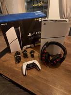 Playstation 5 (incl. Headset) - Digital Edition - Slim, Spelcomputers en Games, Spelcomputers | Sony PlayStation 5, Ophalen, Zo goed als nieuw