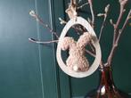Paas hanger ei hout met haasje bruin, *, *, Nieuw, Ophalen of Verzenden