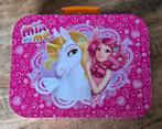 4x puzzel in metalen blik Mia&Me!, Ophalen of Verzenden, Meer dan 50 stukjes, Zo goed als nieuw
