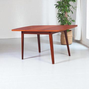 Vintage uitschuifbare tafel Deens design | eettafel jaren 60 beschikbaar voor biedingen