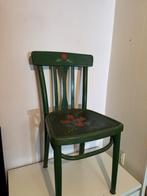 Vintage stoel met beschildering, Ophalen, Gebruikt, Overige kleuren, Eén