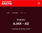 Ajax-AZ F-Side, Tickets en Kaartjes, Eén persoon, Overige soorten