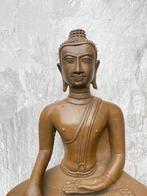 Prachtig Thais Boeddha beeld Uthong Stijl 38 cm Brons, Gebruikt, N.v.t. (Particulier), Ophalen of Verzenden, N.v.t. (Particulier)