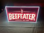 Beefeater Gin Verlicht Reclamebord, Ophalen of Verzenden, Zo goed als nieuw, Reclamebord