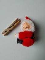 vintage kerstman met knijphandjes, Ophalen of Verzenden, Zo goed als nieuw