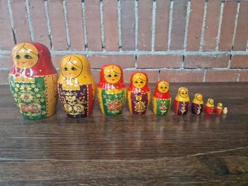 10 Delige Matroska poppen matroejska beschikbaar voor biedingen