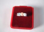 mooie verstelbare ring met zoetwaterparel, Ophalen of Verzenden, Zo goed als nieuw, 17 tot 18, Dame