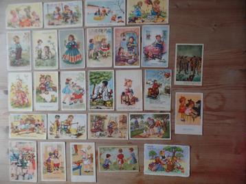 27 oude kinder ansichtkaarten - kinderkaarten beschikbaar voor biedingen