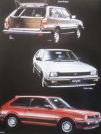 Honda Civic & S Sport & Shuttle 1982 Brochure, Ophalen of Verzenden, Zo goed als nieuw, Honda