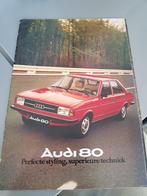 Folder - Audi 80 (1976), Boeken, Auto's | Folders en Tijdschriften, Ophalen of Verzenden, Gelezen, Audi