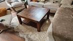 Salontafel hout, Huis en Inrichting, Tafels | Salontafels, Ophalen, Gebruikt, 50 tot 100 cm, Vierkant