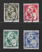 Nederland 270-273 voor het kind serie jaar 1934 gestempeld, Verzenden, T/m 1940, Gestempeld