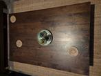 Massief eiken salontafel 1,17m x 0,76m, Ophalen, 100 tot 150 cm, 50 tot 100 cm, Zo goed als nieuw