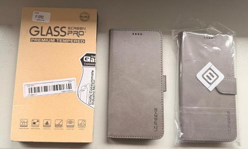 iPhone 13 Pro: Schermfolie & 2x Grijze wallet hoesje, Telecommunicatie, Mobiele telefoons | Hoesjes en Frontjes | Apple iPhone