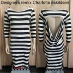 Disigners remix charlotte eskildsen jurk open rug 36/38 M, Maat 38/40 (M), Zwart, Ophalen of Verzenden, Disigners remix
