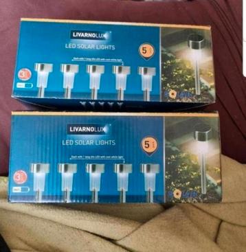 5 stuks LIVARNO home 5 LED-solarlampen Bieden beschikbaar voor biedingen