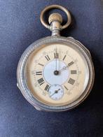 Antiek Zilveren horloge, Sieraden, Tassen en Uiterlijk, Horloges | Heren, Overige merken, Zakhorloge, Gebruikt, Overige materialen