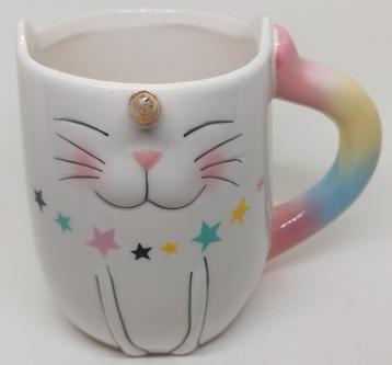 Eenhoorn-kat beker koffiemok beschikbaar voor biedingen