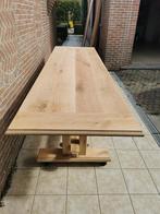 voleiken kloostertafel, Huis en Inrichting, Tafels | Eettafels, Ophalen, Eikenhout, Kloostertafel, 50 tot 100 cm