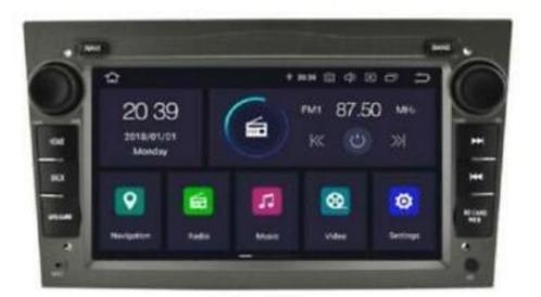 Autoradio navigatie opel Tigra vanaf 2004 carkit android 13, Auto diversen, Autoradio's, Nieuw, Ophalen of Verzenden