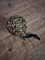 Riviera maison kerstbal goud zwart., Ophalen of Verzenden, Zo goed als nieuw, Zwart, Overige materialen