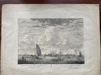 gravure Gezicht van de stad Amsterdam aan het Y. te zien, Antiek en Kunst, Ophalen of Verzenden