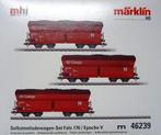 Märklin 46239 Set (3) Kolenwagens type Fals 176 DB Cargo, Hobby en Vrije tijd, Modeltreinen | H0, Wisselstroom, Treinset, Nieuw