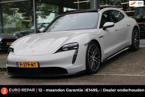 Porsche Taycan Sport Turismo 93 kWh LUCHTVERING PANO DEALER, Auto's, Porsche, Bedrijf, Te koop, Taycan, 360° camera, ABS, Achteruitrijcamera