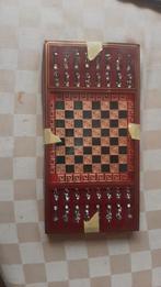 bordspel schaakbord schaakspel metalen pionnen fraai, Nieuw, Een of twee spelers, Ophalen of Verzenden