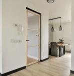 Eiken Binnendeur stomp en opdek met glas | schuifdeur, Niet ingevuld, 80 tot 100 cm, Binnendeur, Niet ingevuld