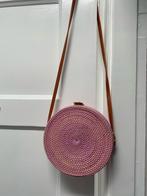 Rotan schoudertasje, Ophalen of Verzenden, Zo goed als nieuw, Roze