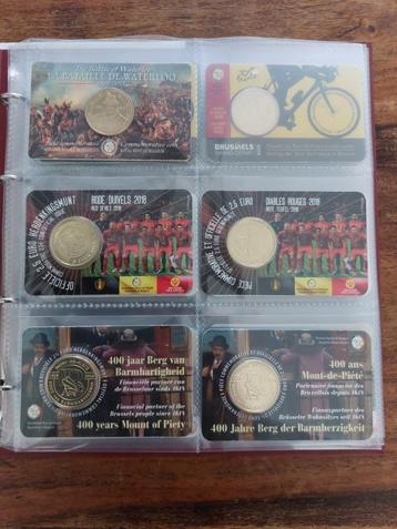 2,5 Euro coincards België helemaal complete serie met album beschikbaar voor biedingen