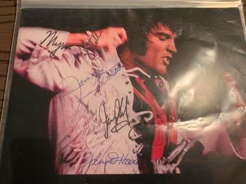 Elvis Presley Handtekeningen TCB Band & Sweet Inspirations beschikbaar voor biedingen