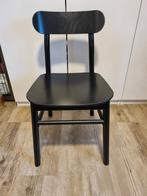 2 houten eetkamer stoelen., Ophalen of Verzenden, Zwart, Vijf, Zes of meer stoelen