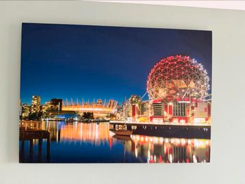 Foto muurdecoratie van Vancouver by Night beschikbaar voor biedingen