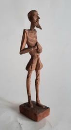 Ouro Artesania Don Quixote houten sculptuur. Handgemaakt!, Antiek en Kunst, Ophalen of Verzenden