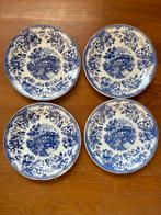4 blauwe wandborden, Antiek en Kunst, Ophalen of Verzenden