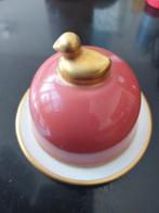 Legle Limoges Botervlootje met Gouden Vogel, Antiek en Kunst, Ophalen of Verzenden