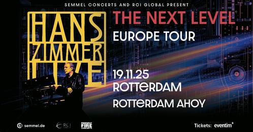 Hans Zimmer Live + Parkeerkaart | Ahoy Rotterdam | 19-11-25, Tickets en Kaartjes, Evenementen en Festivals, Eén persoon