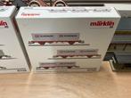 Märklin. Containerwagons Schenker. 47725, Hobby en Vrije tijd, Modeltreinen | H0, Wisselstroom, Wagon, Ophalen of Verzenden, Zo goed als nieuw