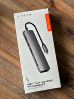 SATECHI USB-C SLIM MULTIPORT WITH ETHERNET, Computers en Software, Dockingstations, Nieuw, Ophalen of Verzenden, SATECHI